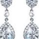 Bridal Earrings "Cubic Zirconia"  Wedding Earrings Wedding Jewelry Bridal Jewelry Drop Earrings Style-583