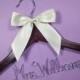 Custom Bridal Hanger Personalized Wedding Hanger, bridesmaid gifts, name hanger, brides hanger bride gift,bride hanger for wedding dress