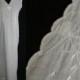 1920s White Cotton Chemise Nightgown with Shabby Sweet Embroidery - Size 13/14 Bust 40 Large #31876