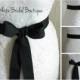 Black ribbon sash Black wedding sash Grosgrain sash Black bridesmaids sash Black wedding accessory Black bride sash 1.5 inch black sash