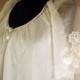 50s Peignoir Set: Vassarette White Chiffon Nightie & Robe S