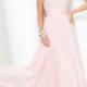 Buy Australia 2015 Blushing Pink A-line Straps Pleated Appliques Chiffon Skirt Floor Length Evening Dress/ Prom Dresses 115569 at AU$176.16 - Dress4Australia.com.au