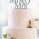 Glitter Mrs & Mrs Same Sex Cake Topper – Custom Wedding Cake Topper Available In 6 Glitter Options- (S003)