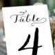 Wedding Table Number, Set of 25, Wedding, Events, Anniversary, Calligraphy - Mr + Mrs Stationery, Anna Instant download
