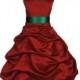 Apple Red Flower Girl Dress tie sash pageant wedding bridal recital children bridesmaid toddler childs 37 sash size 2 4 6 8 10 12 14 16 #806