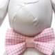 Gingham Bow Tie for Dog Collar
