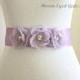 Lilac Bridal Sash, Lilac Bridal Sash, Lilac Wedding Belt, Lavender Bridal Belt