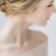 Bridal Hair Chain ,Wedding Headpiece, Wedding Hair Wrap , Opal Hair Vine ,Forehead Chain Wreath, Hair Accessories