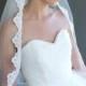 Ready to Wear, Liliana - Traditional Lace Edge Veil, Lace Veil, Bridal Veil, Wedding Veil
