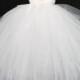 White Flower Girl Dress Tulle Dress Wedding Dress Birthday Dress Party Dress 2t 3t 4t 5t Girl Dresses Toddler Tutu Dress
