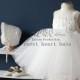 Lace flower girl Dress, Junior Bridesmaid dress,Christening dress , Baby Dress - tulle Flower girl Dress,white ivory flower girl dress-sw