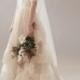 JOL286 vintage lace bateau neck half length sleeves bridal wedding dress