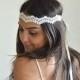 Ivory Lace Wedding Headband, Wedding Headband, Bridal Hair Accessory, Wedding Hair Accessories, Bridal Hair Accessory, Bridal Headband