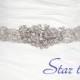 SALE LENA crystal wedding bridal sash belt