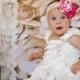 ivory lace dress headband SET,Toddler,ivory baby dress,Flower girl dress,First/1st Birthday Dress,Vintage style,girls photo outfit