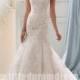David Tutera for Mon Cheri Style Gia 115232 Strapless Mermaid Wedding Dresses