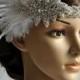 1920's rhinestone flapper headband, Bridal Head Piece, 1920's Flapper, Great Gatsby, rhinestones Crystal ribbon Headband, wedding Headband