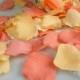 Coral & Peach Artificial Rose Petals 