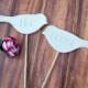 Personalized Name Bird Wedding Cake Toppers - Small Size