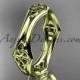 14kt yellow gold diamond celtic trinity knot wedding band, engagement ring CT7356G