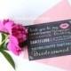Will You Be My Bridesmaid  Proposal Card