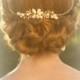 Wedding bridal tiara, Wedding Hair Accessories, wedding hairpiece, bridal tiara, swarovski tiara gold brides, bridal hair vine wedding tiara