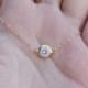 Tiny dot,Small Karma,Diamond cut tiny dot Necklace,Bridesmaid gifts,Wedding Bridal Jewelry