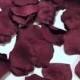 Burgundy Maroon Wine Rose Petals - 200 Artifical Petals  Romantic Wedding Decoration Flower Girl basket Petals - Love