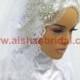 Ready To Wear Bridal Hijab  Code: HGT-0487 Muslim Bride, Modest Bride, Veil, Wedding