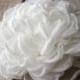 Ivory Peony Wedding Hair Flower, Ivory Peony Fascinator, Ivory Peony Hair Clip