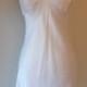 Vintage Dior Slip White Lace Embroidered Bias Cut Nylon 34