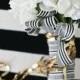 I Love Black & White Striped Accents. Great Bouquet!
