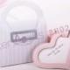 满月生日派对礼品ZH021婚礼用品 粉色心形行李牌 新娘回赠礼物