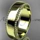 14kt yellow gold leaf and vine wedding band, engagement ring ADLR380G