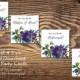 Purple/Blue Oil Paint Will You Be My Bridesmaids / Will You Be My Maid Of Honor Cards / Set Of 3 5"x5"