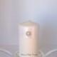 White Unity Candle Wedding Candle Pearl Unity Candle Rhinestone Unity Candle Bling Unity Candle Cheap Unity Candle Size Color Ribbon Choice
