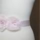 Swarovski Crystal Beaded Bridal Sash Pink or Custom Color,Custom Bridal Belts,Bridesmaid Sashes, Floral Sashes Belts,Pearl Wedding Sashes,