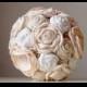 Reserved Listing  - Custom Fabric Brooch Bouquet