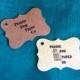 Small ornate price tags,personalized, custom printing, labels, tag set of 100, 1 3/4 x 1 1/4 jewelry tag, wedding favor