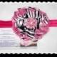 Zebra and pink Headband Baby headband Newborn Gift Custom Orders Welcome Wedding Accessories