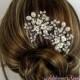 Bridal Flower Hair Pin, Wedding Hair Accessories, Bridal Head Piece, Bridal hair Pin, Bridal Headpieces,  Bridal Headpieces,