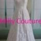 Carol- Cheap vintage lace wedding dress, affordable lace wedding dress, retro lace wedding dress,