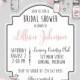 Mason Jar Bridal Shower Invitation - Hanging Mason Jars Bridal Shower Invite - Gray and Blush Pink Mason Jar - Wedding - 1258 PRINTABLE