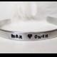 Pewter Personalized Bracelet 1/4" Cuff 