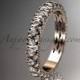 14kt rose gold diamond wedding ring, engagement ring, wedding band, eternity ring ADLR123
