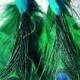 12 Inch Wedding Peacock Decoration Ornament Feather Tree Topper