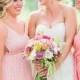 Pink And Gold Country Elegant Wedding
