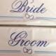 Wedding Personalized Lycra Chair Band Custom Chair Sash for Bride and Groom Made from Spandex for a Snug Fit on Any Chair