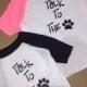 Raglan Dog Shirt_Talk to the Paw_perfect way to let your dog show their personality.