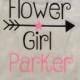 Flower Girl Shirt - Flower Girl Gift - Wedding Party gift- Flower girl dress--- baby flower girl- Personalized shirt- shirt only